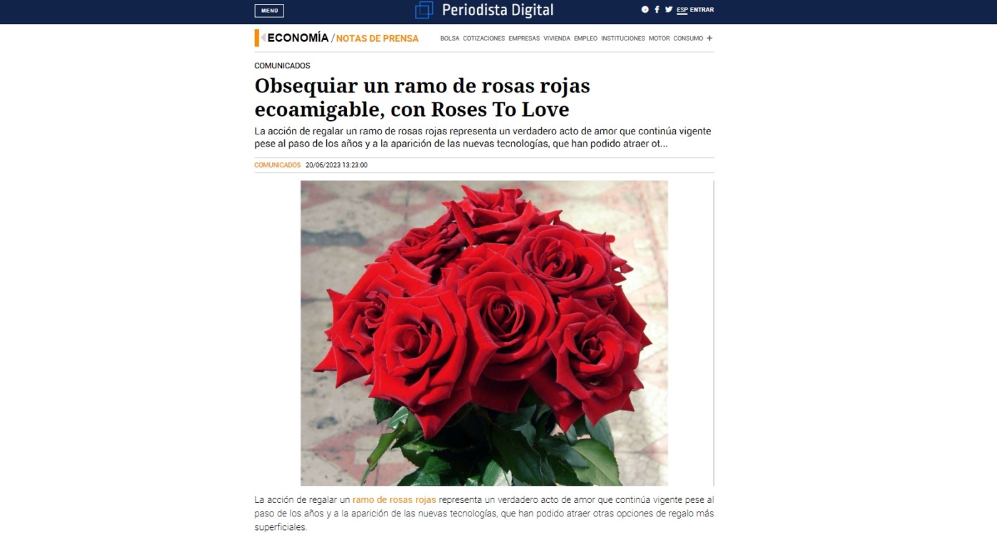 rosas rojas ecoamigables