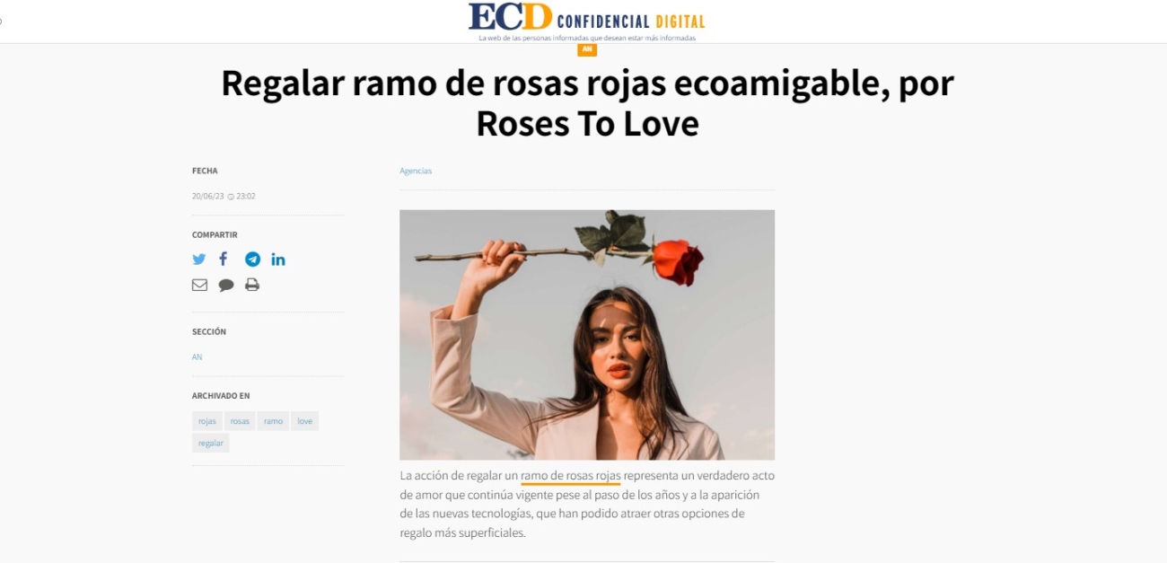 Prensa de junio Roses to Love