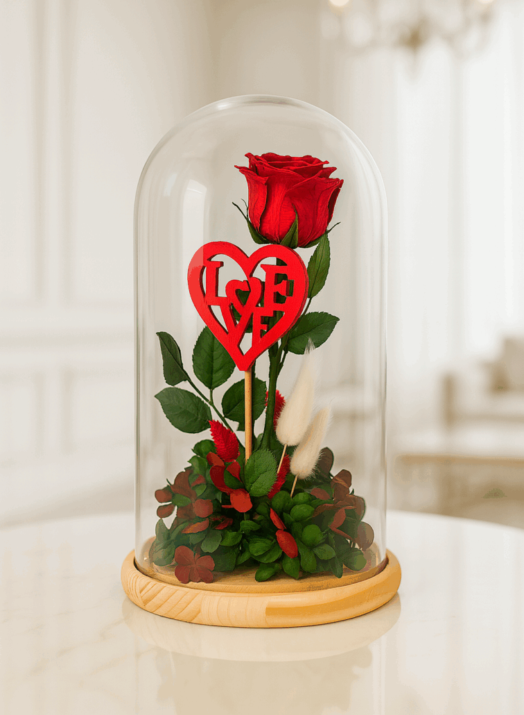 rosa preservada