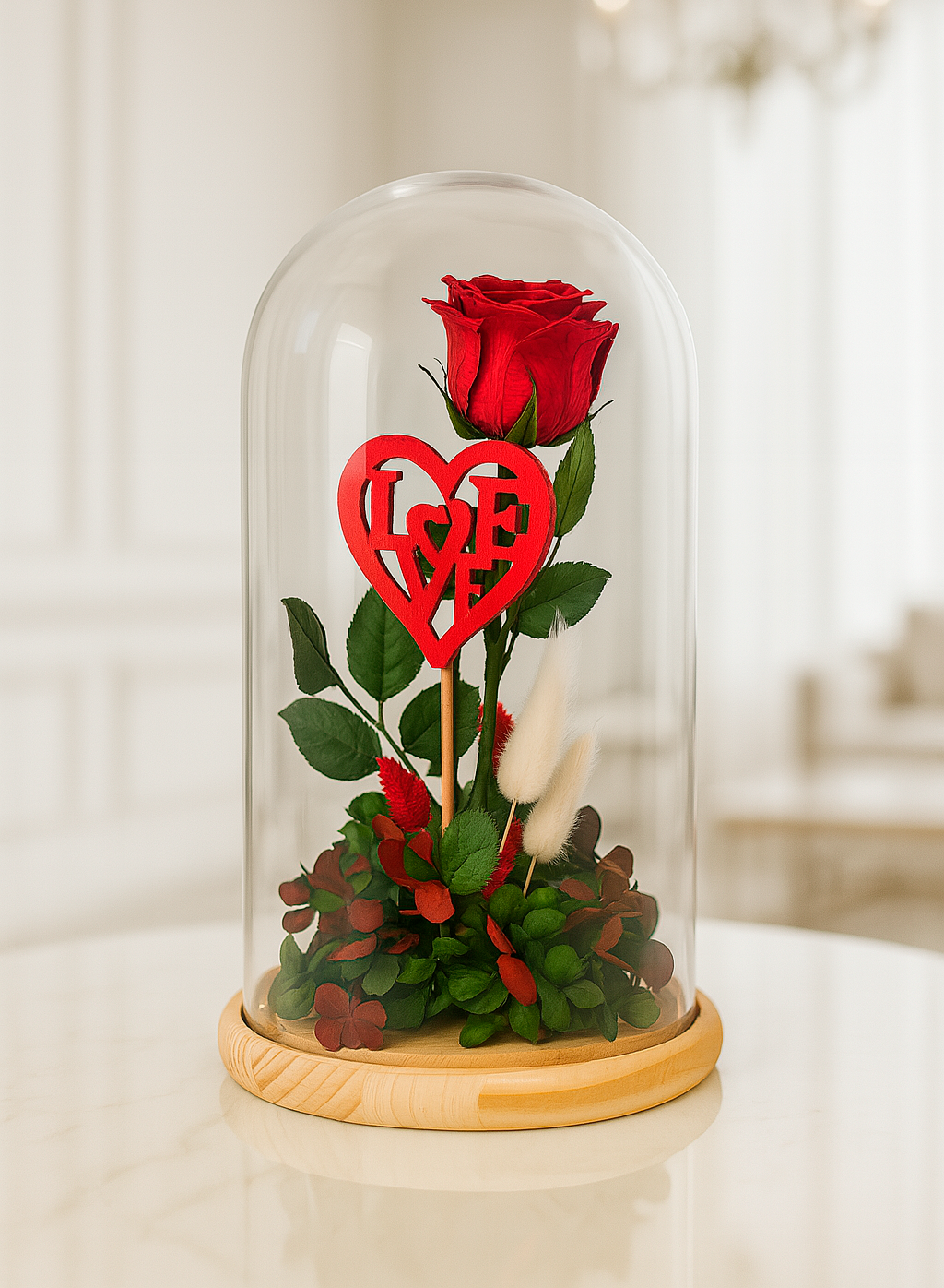 cúpula grande rosa preservada