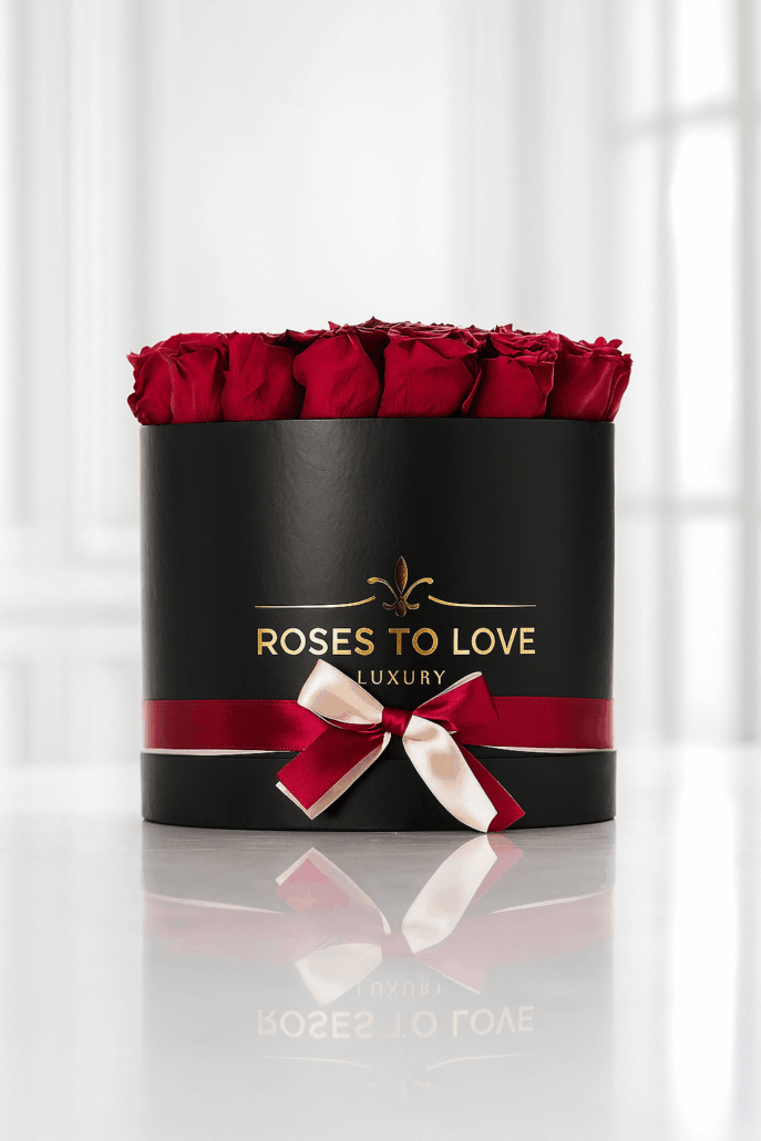 Rosas eternas colección Diamante Negro