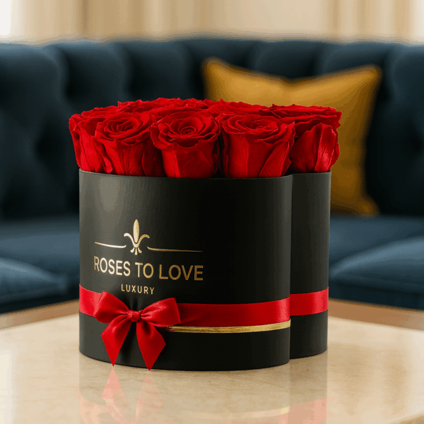 Rosas eternas colección Rubí Negro