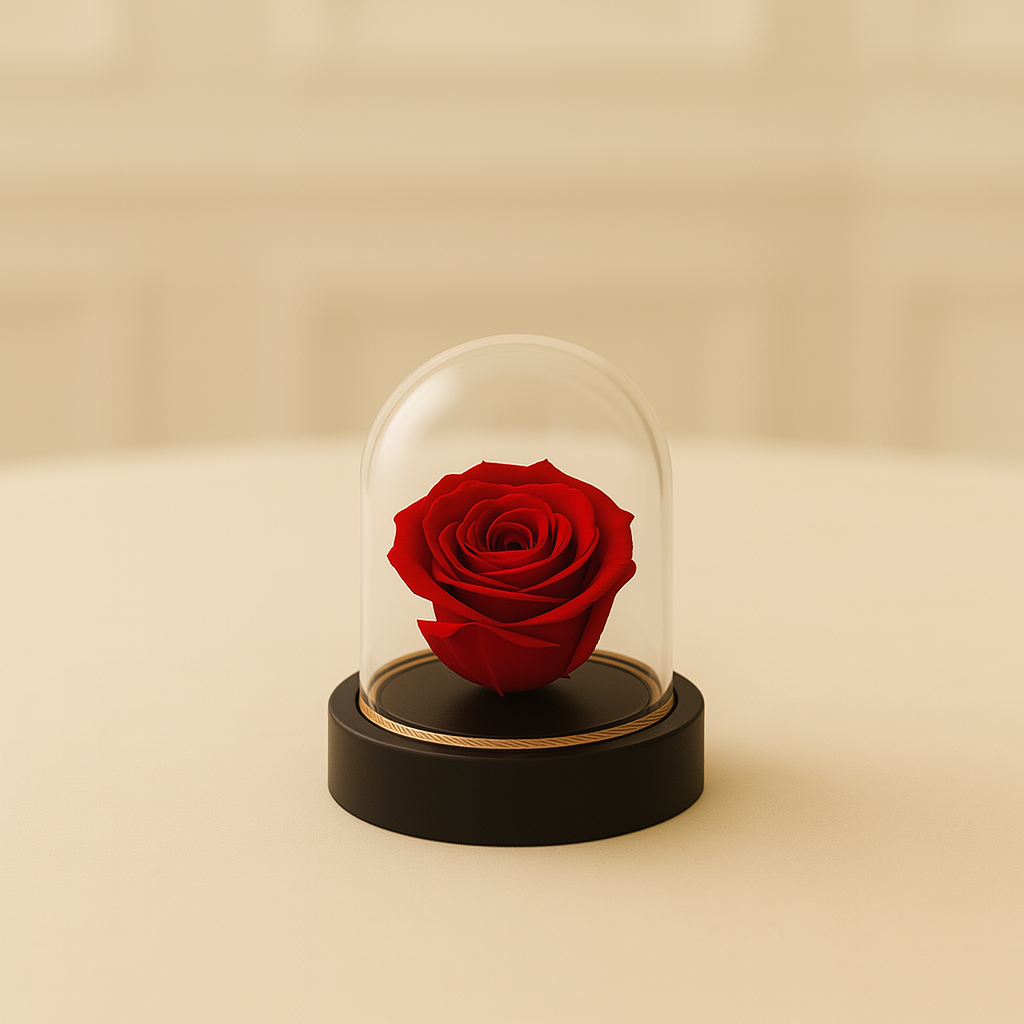 rosa eterna en cupula