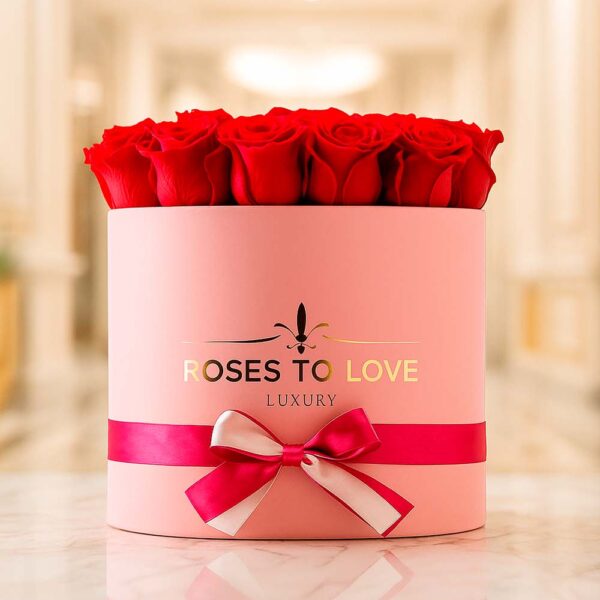 Rosas eternas colección Diamante Rosa