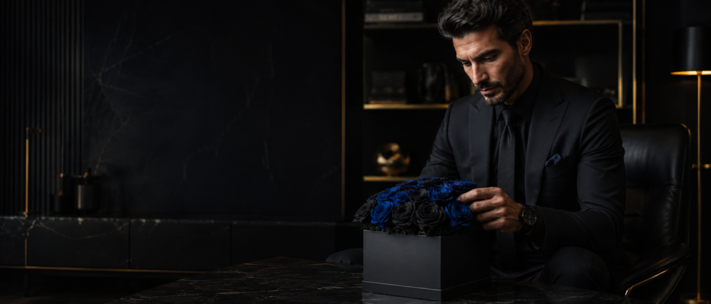 rosas preservadas para hombres