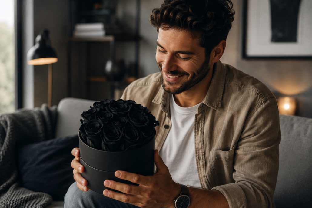 rosa spreservadas negras