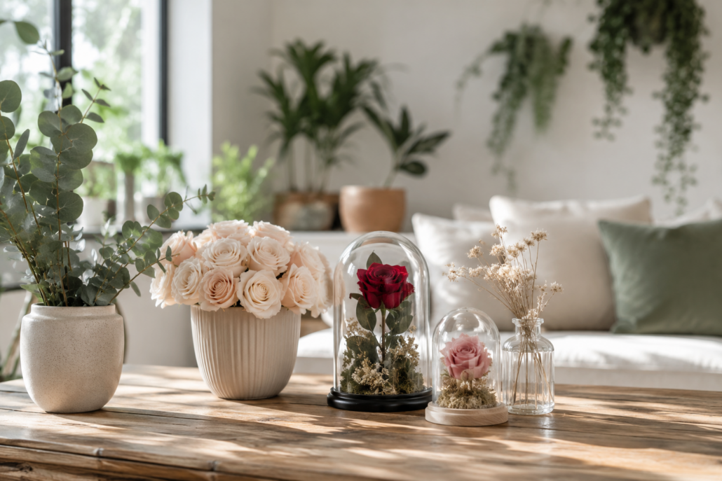 flores preservadas aptas para los alérgicos